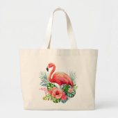 Grand Tote Bag Flamant Rose (Devant)