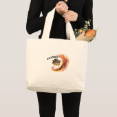 Grand Tote Bag Flammes de pirates - Conception de torchères (Devant (produit))