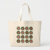 Grand Tote Bag Fleur de clématite pourpre (Devant)