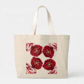 Grand Tote Bag Fleur de naissance de Fourre-tout Jumbo Carnation (Dos)