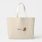 Grand Tote Bag Fleur en fleurs (Dos)