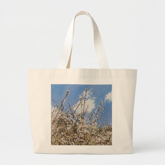 Grand Tote Bag Fleur printanière 2012 (Devant)