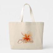 GRAND TOTE BAG FLEUR TROPICALE ALOHA  (Dos)