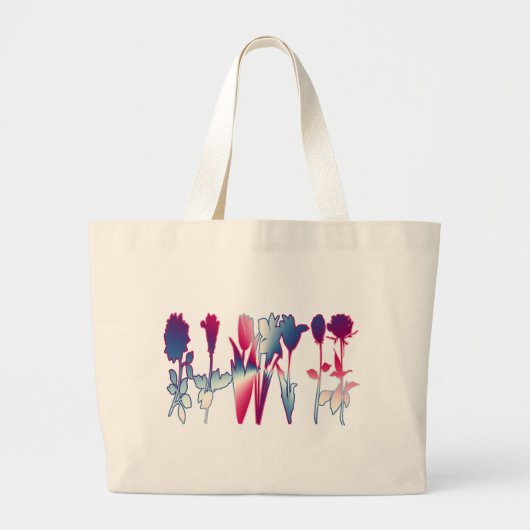 Grand Tote Bag Fleurs (Devant)