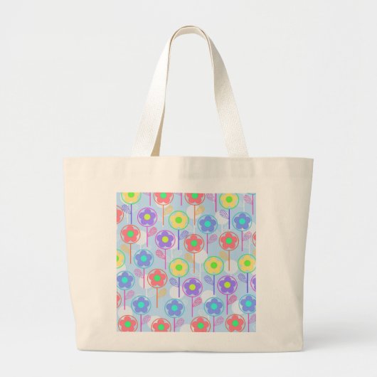 Grand Tote Bag Fleurs (Devant)