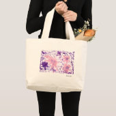 Grand Tote Bag Fleurs (Devant (produit))