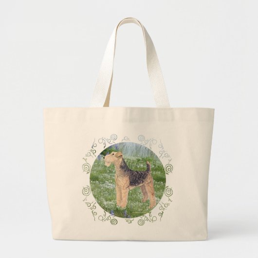 Grand Tote Bag Fleurs de campagne (Devant)