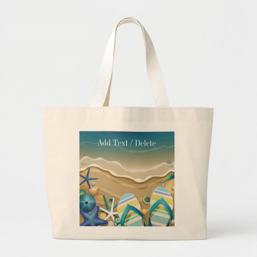Grand Tote Bag Flip Flop Beach Bag 1 - Fourre-tout - SRF (Devant)