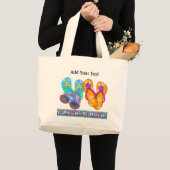 Grand Tote Bag Flip Flop Beach Bag - Fourre-tout - SRF (Devant (produit))