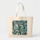Grand Tote Bag Flora Artsy Fleurs aquarelles (Devant)