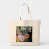 Grand Tote Bag Floral baroque - Bouquet (Devant)