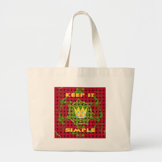 Grand Tote Bag Floral Keep (Devant)