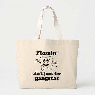 Grand Tote Bag Flossin n'est pas simplement pour des gangstas