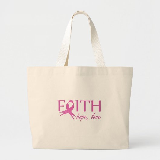 Grand Tote Bag Foi, espoir, amour (Devant)