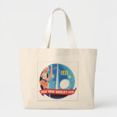 Grand Tote Bag Foire mondiale de New York 1939 (Devant)