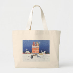 Grand Tote Bag Folie de minuit