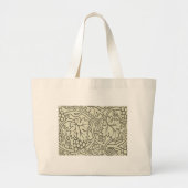 Grand Tote Bag Fond d'écran William Morris Grapevine Sage (Devant)
