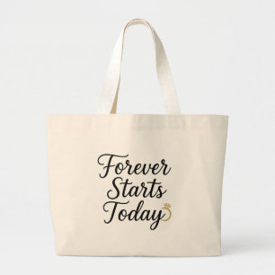 Grand Tote Bag Force Inébranlable – Citation Inspirante pour Femm
