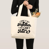 Grand Tote Bag Fouillis Contrôlé (Devant (produit))