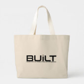 Grand Tote Bag Fourre-tout avec logo BUiLT (Dos)