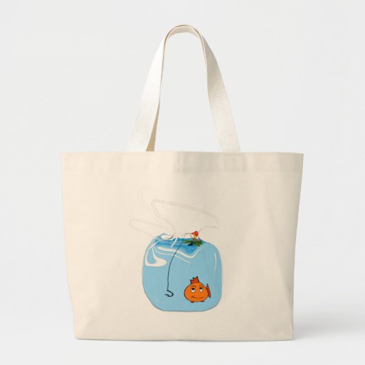 Grand Tote Bag Fourre-tout de pêche (Devant)