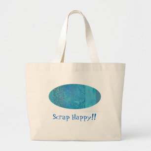 Grand Tote Bag Fourre-tout de Quilter heureux de chute