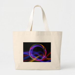 Grand Tote Bag fourre-tout jumbo multicolore.