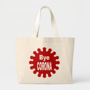 Grand Tote Bag Fourre Tout Jumbo naturel BYE CORONA