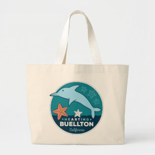 Grand Tote Bag Fourre-tout - Ostrich Photobomber - Buellton.Art