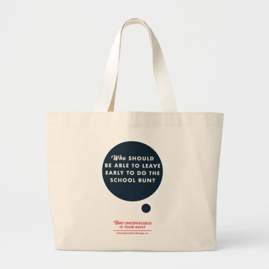 Grand Tote Bag Fourre-tout polarisé inconscient (Devant)