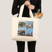 Grand Tote Bag FR Lyon - Pont Lafayette - Basilique de Fourvière  (Devant (produit))