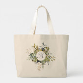 Grand Tote Bag Framage circulaire avec Monogramme (Dos)