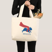 Grand Tote Bag Frenchie superbe (Devant (produit))