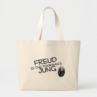 Grand Tote Bag Freud est le Jung du Poorman