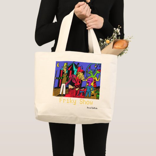 Grand Tote Bag friky exposition (Devant (produit))