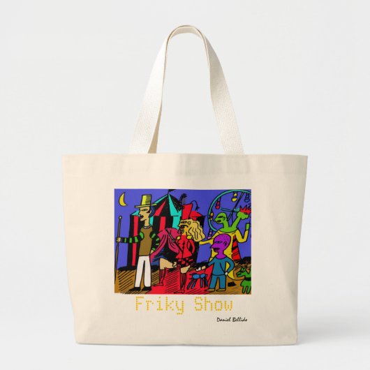 Grand Tote Bag friky exposition (Devant)