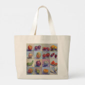 Grand Tote Bag Fruit et Veggie Fourre-tout (Dos)