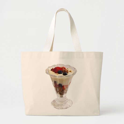 Grand Tote Bag Fruit italien Sundae (Devant)