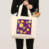 Grand Tote Bag Fruits frais (Devant (produit))