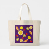 Grand Tote Bag Fruits frais (Dos)