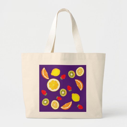 Grand Tote Bag Fruits frais (Devant)