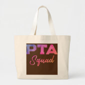 Grand Tote Bag Fun School Parent Teacher Association Art PTA (Devant)