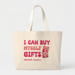 Grand Tote Bag Funny Saint Valentin Amour de soi