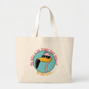 Grand Tote Bag Funny Trailer Park Shirts et cadeaux
