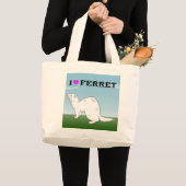 Grand Tote Bag furet (Al Pineau) (Devant (produit))