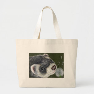 Grand Tote Bag Furet élégant