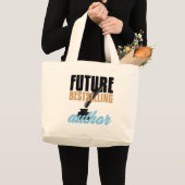 Grand Tote Bag Futur auteur Bestselling d'auteur d'auteur (Devant (produit))