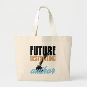 Grand Tote Bag Futur auteur Bestselling d'auteur d'auteur