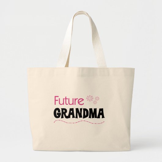 Grand Tote Bag Futurs tee-shirts et cadeaux grand-mère (Devant)