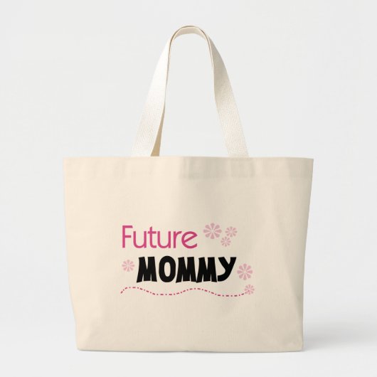 Grand Tote Bag Futurs tee-shirts et cadeaux maman (Devant)